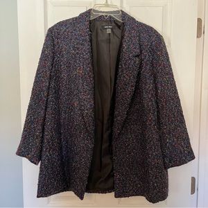 Nine West XL Purple multi-color jacket blazer